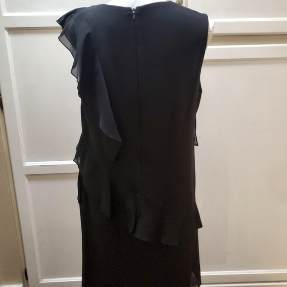 GLAMOUR by Gabriella Sky Women's Tiered Embellished Ruffle Dress - Picture 7 of 12